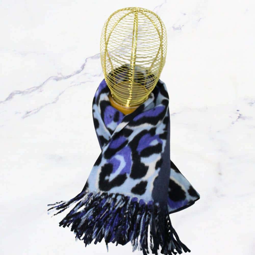 Cashmere animal print azul