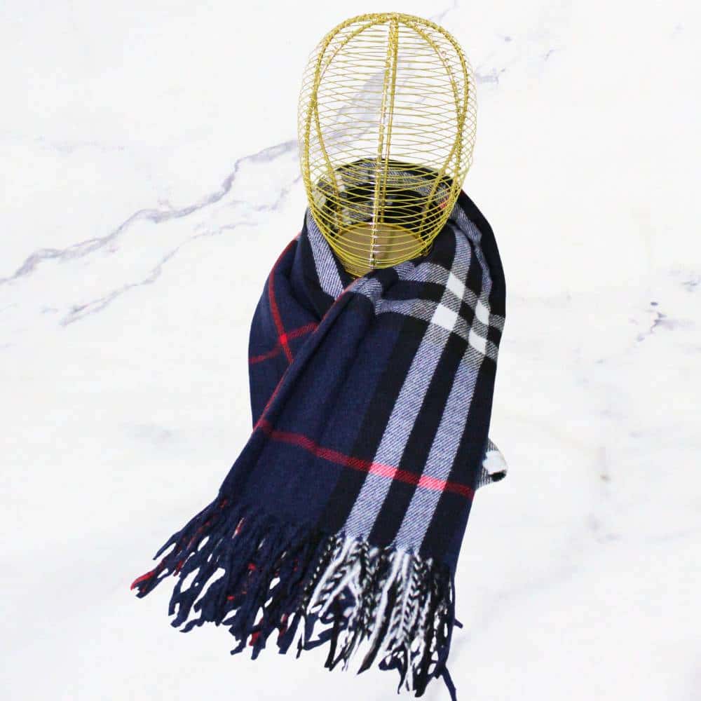 Cashmere lineas azul x1