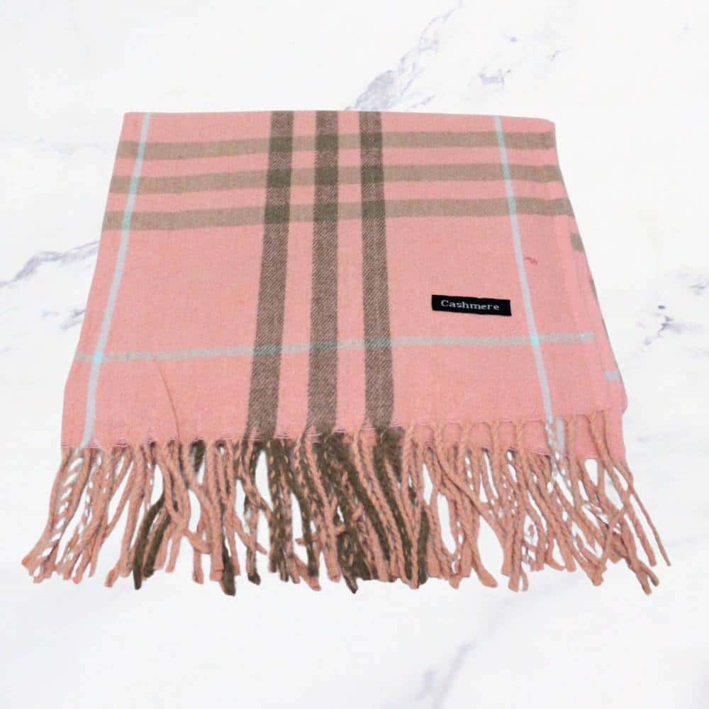 Cashmere lineas rosa x1