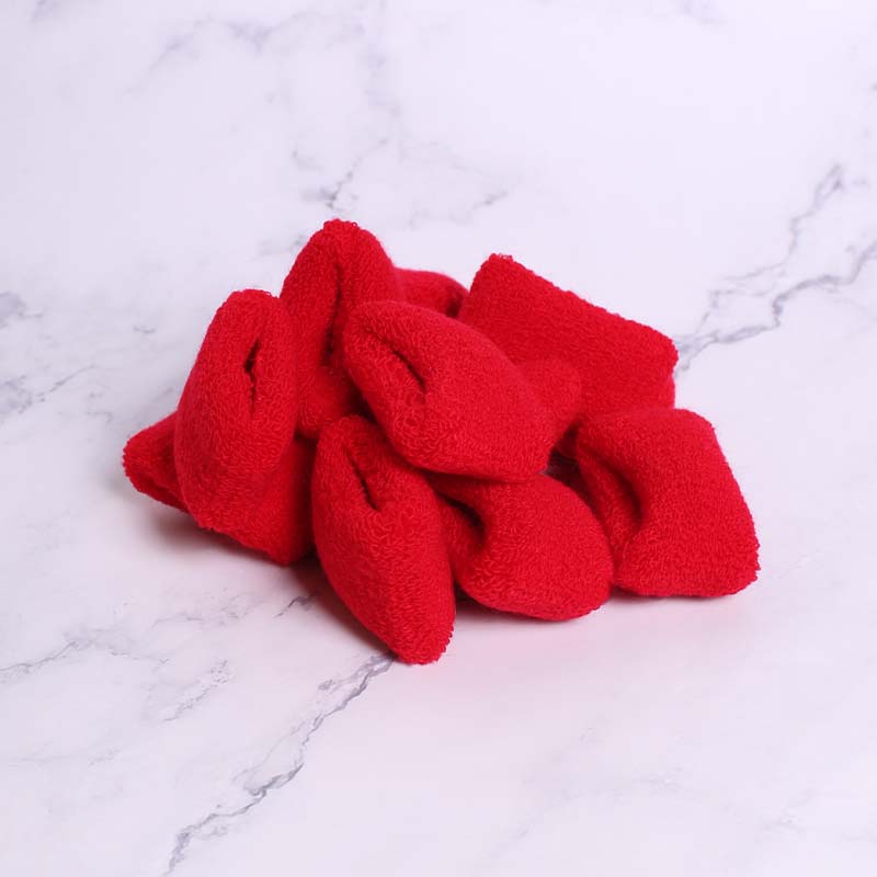 COLET TOALLA ALGODON ROJO (docena)
