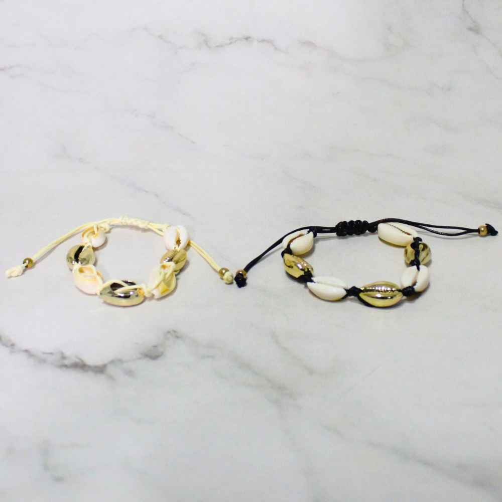 PULSERA CONCHAS X12