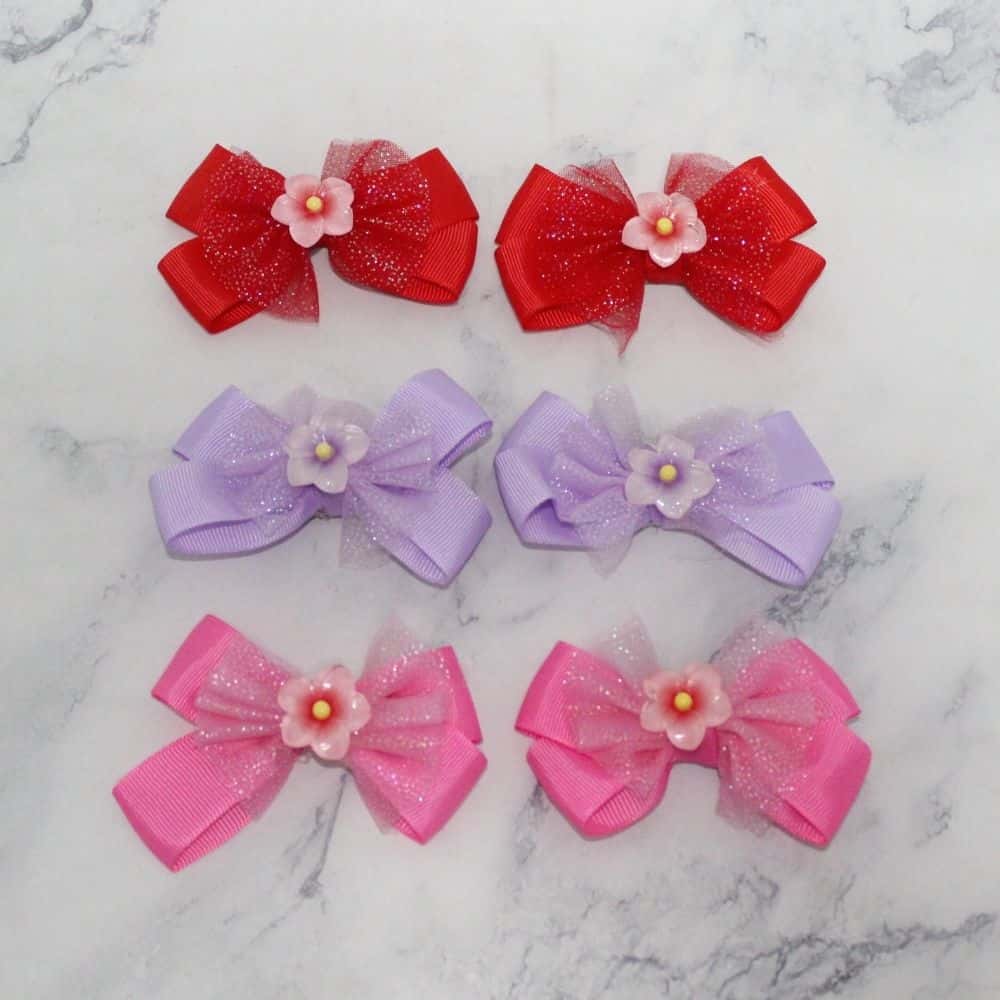 LAZO 9CM FLOR X12
