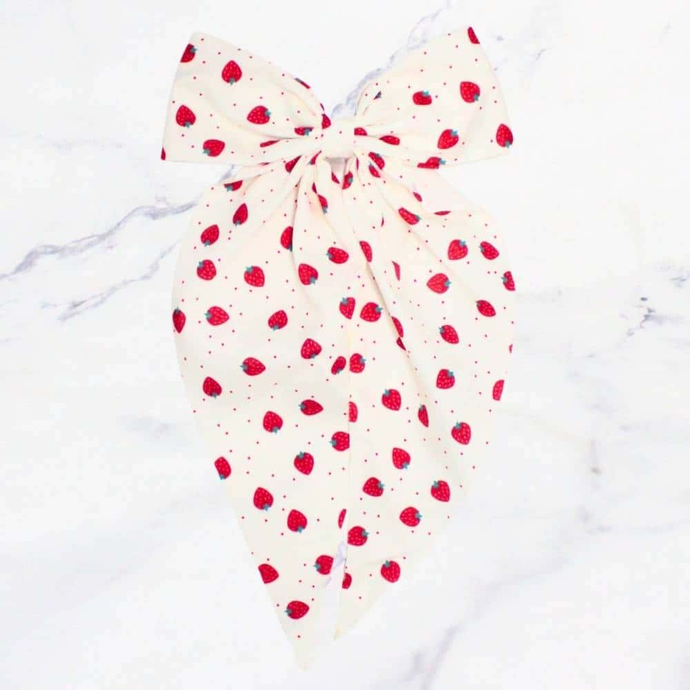 PINCHE LAZO GUINDA FRUTA COLOR X12