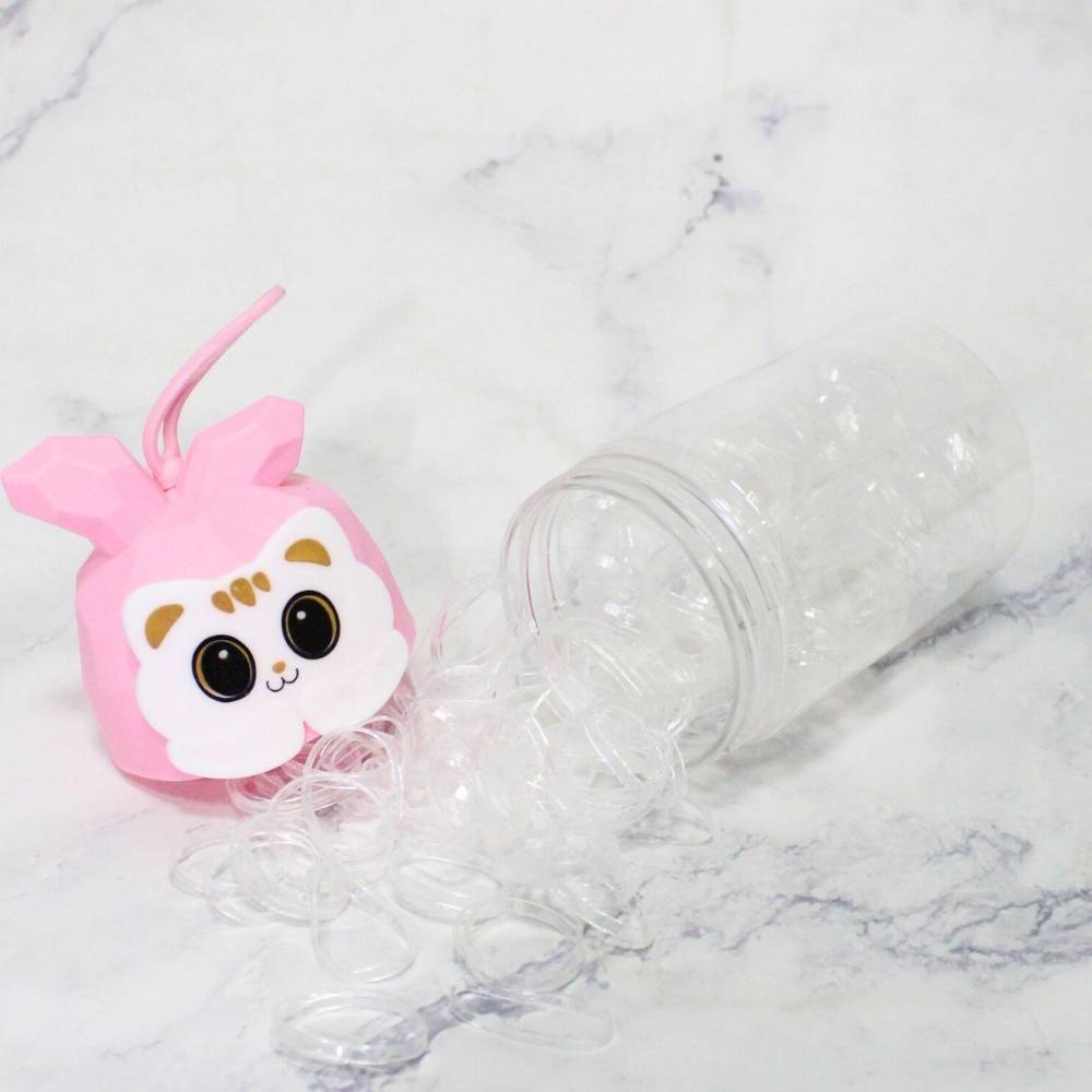 ELASTICO KAWAII TRANSP X12