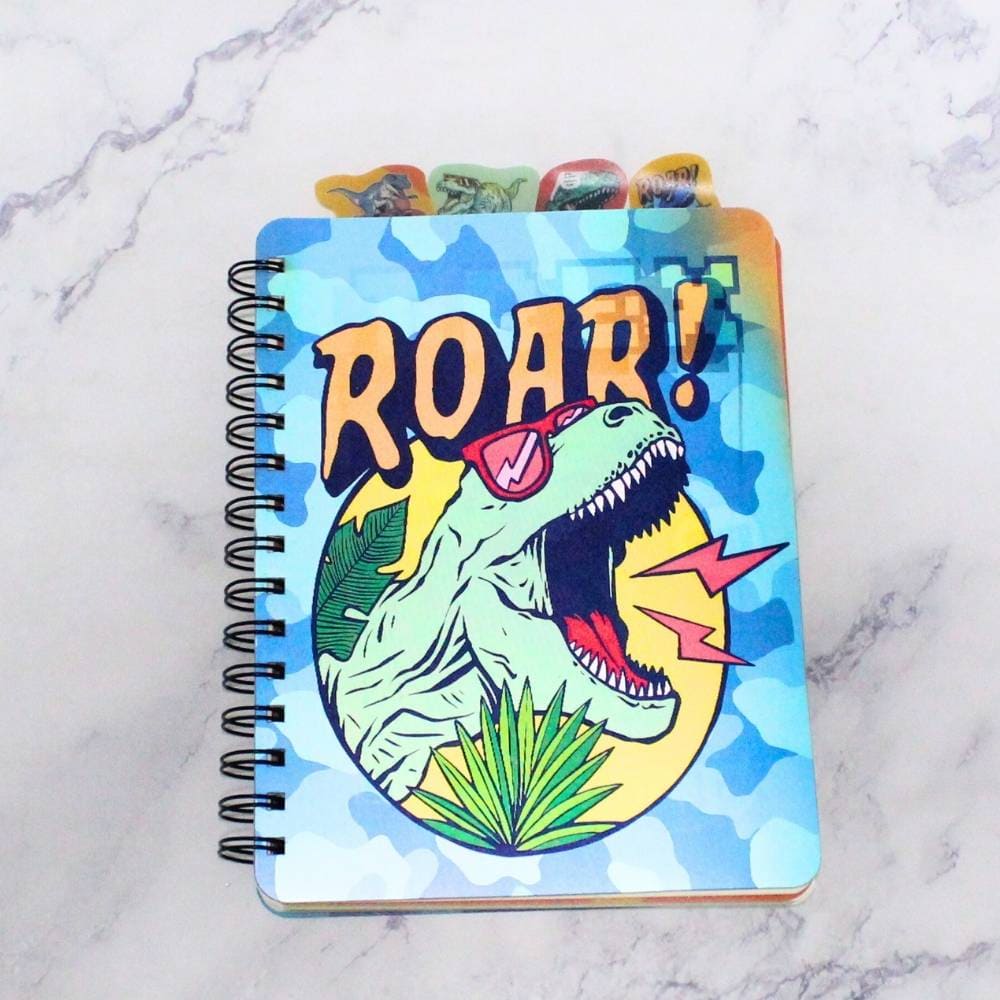 LIBRETA 3D DINOSAURIO X1