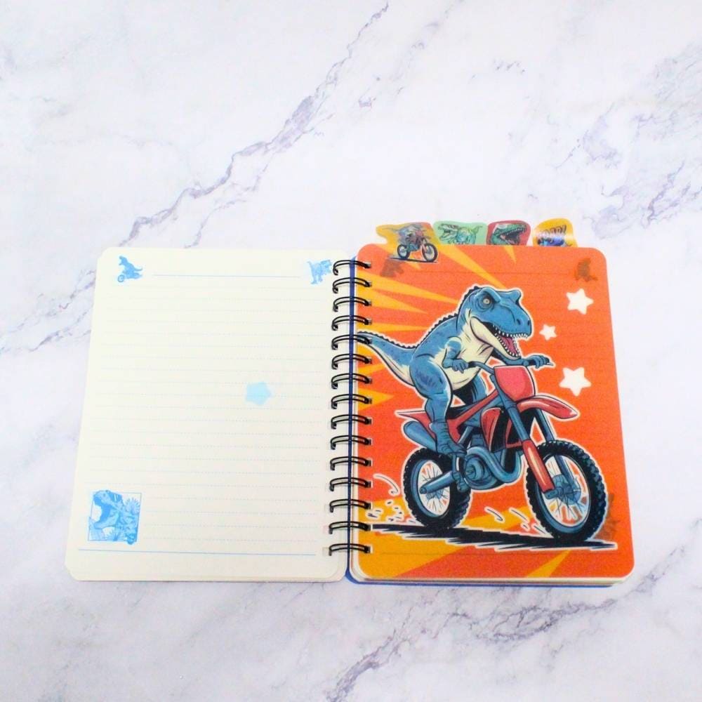 LIBRETA 3D DINOSAURIO X1
