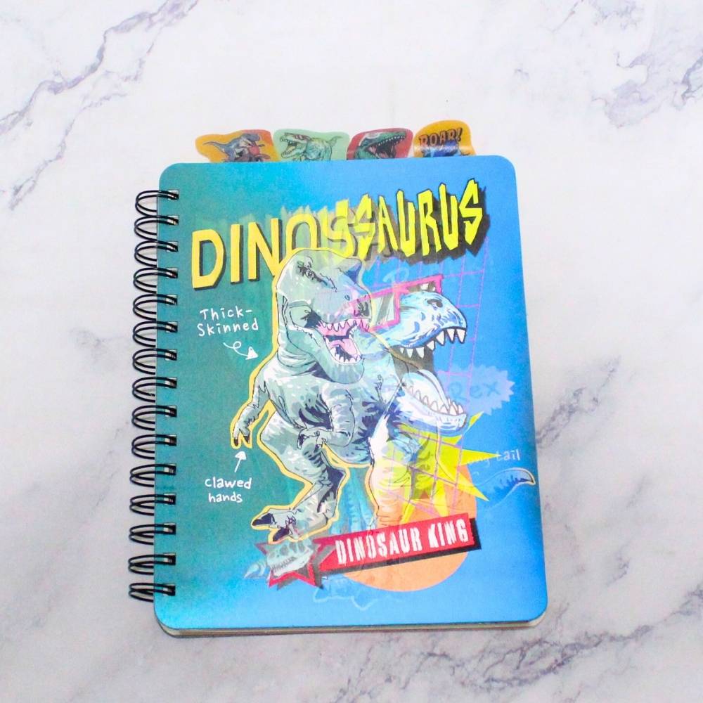 LIBRETA 3D DINOSAURIO X1