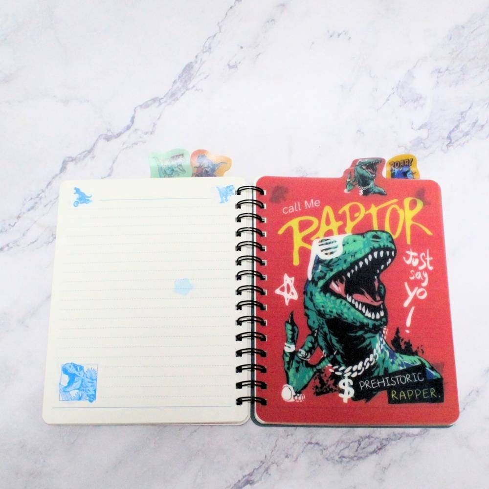 LIBRETA 3D DINOSAURIO X1