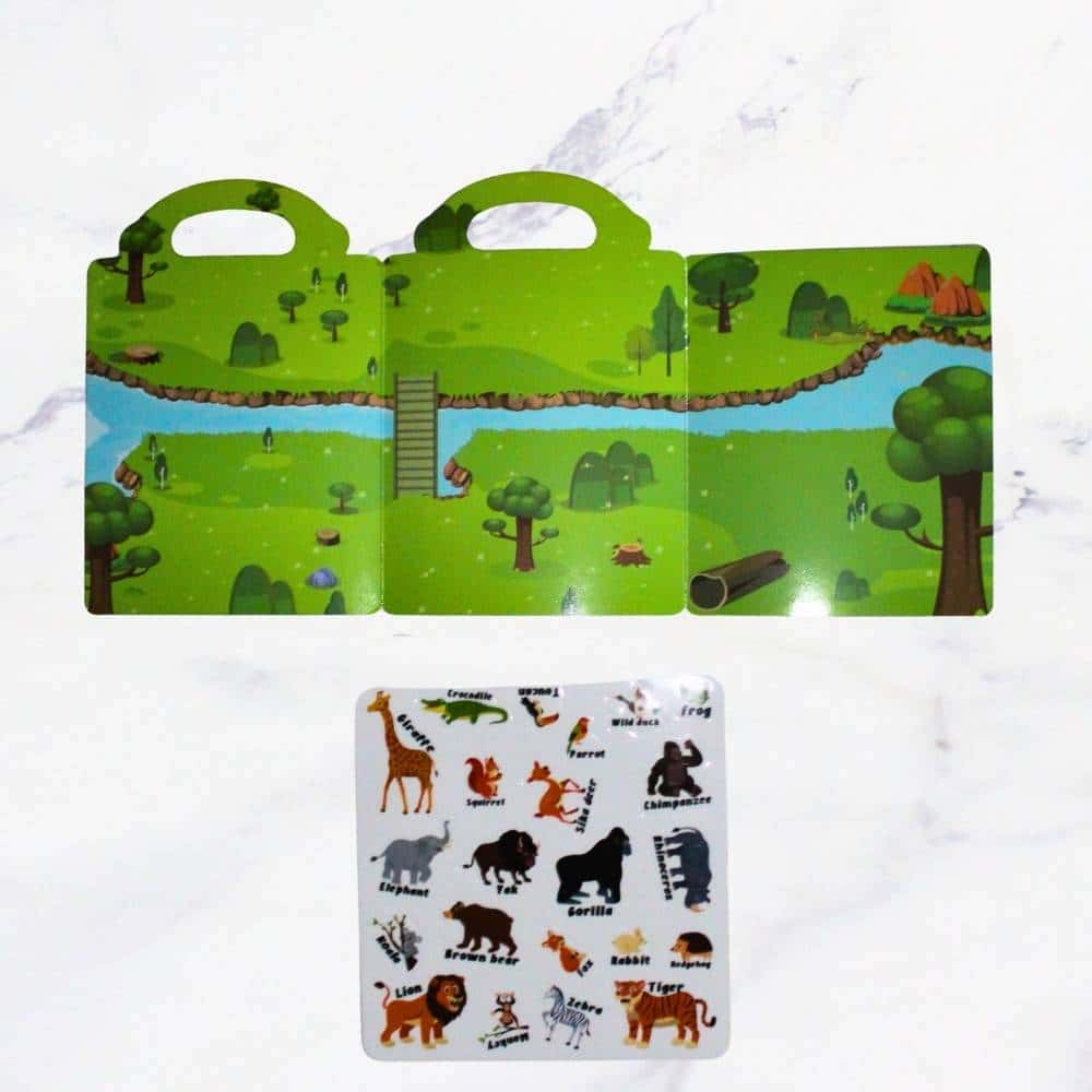 LIBRETA STICKER ANIMAL X1