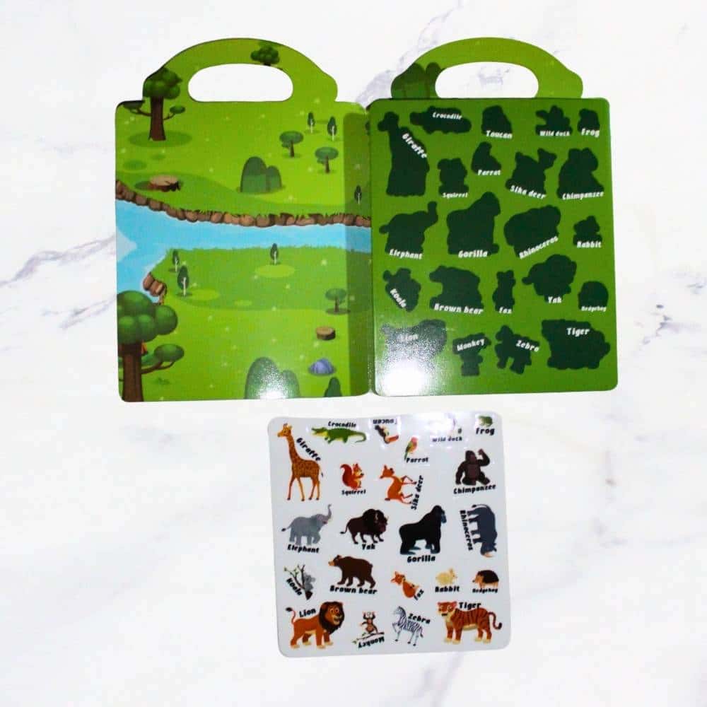 LIBRETA STICKER ANIMAL X1