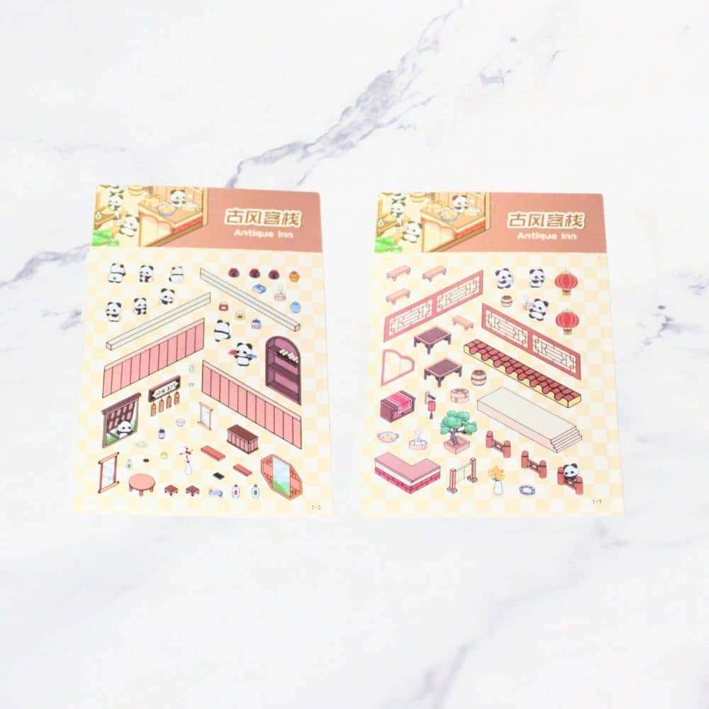 STICKER DIY PANDA X1