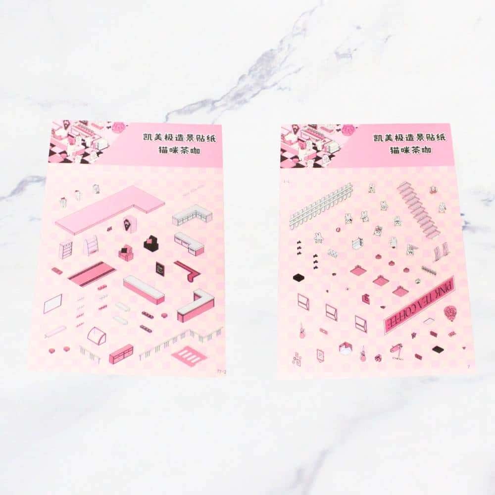 STICKER DIY GATO X1
