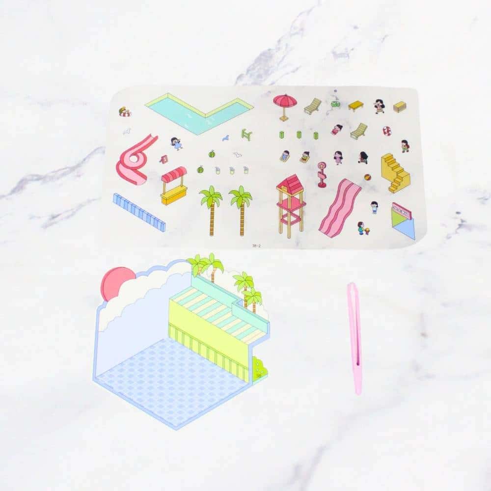 STICKER DIY WATER PARK X1