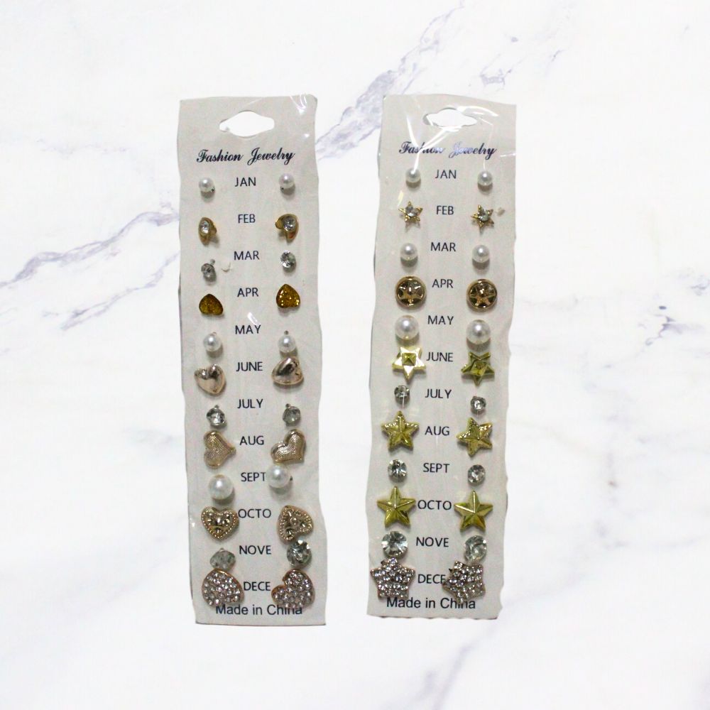 Set de aros mes bebe x12