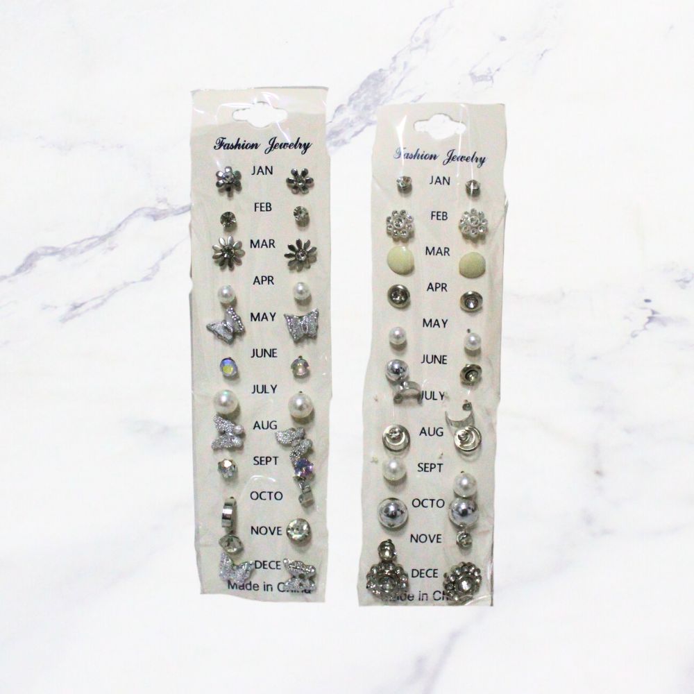 Set de aros mes bebe x12