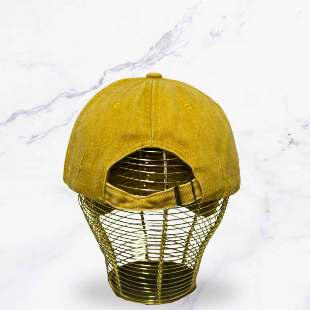 GORRO VINTAGE MOSTAZA X1