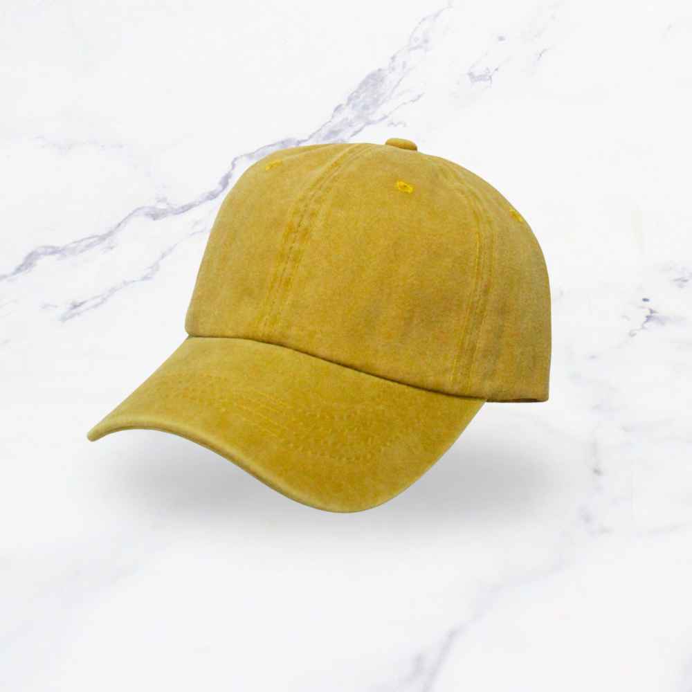 GORRO VINTAGE MOSTAZA X1