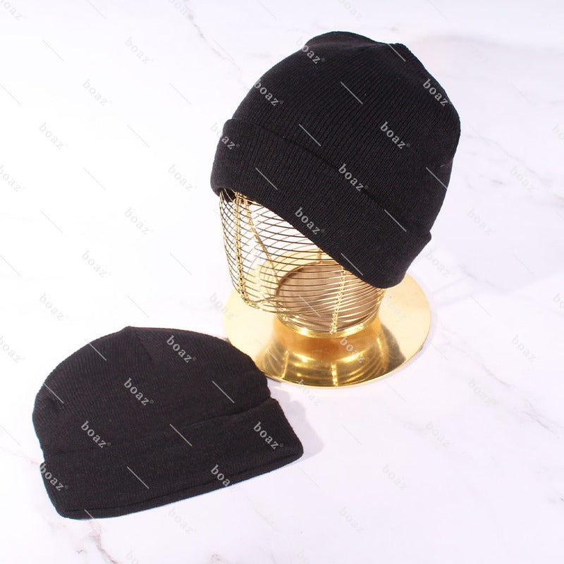 GORRO LANA CLASICO NEGRO X1