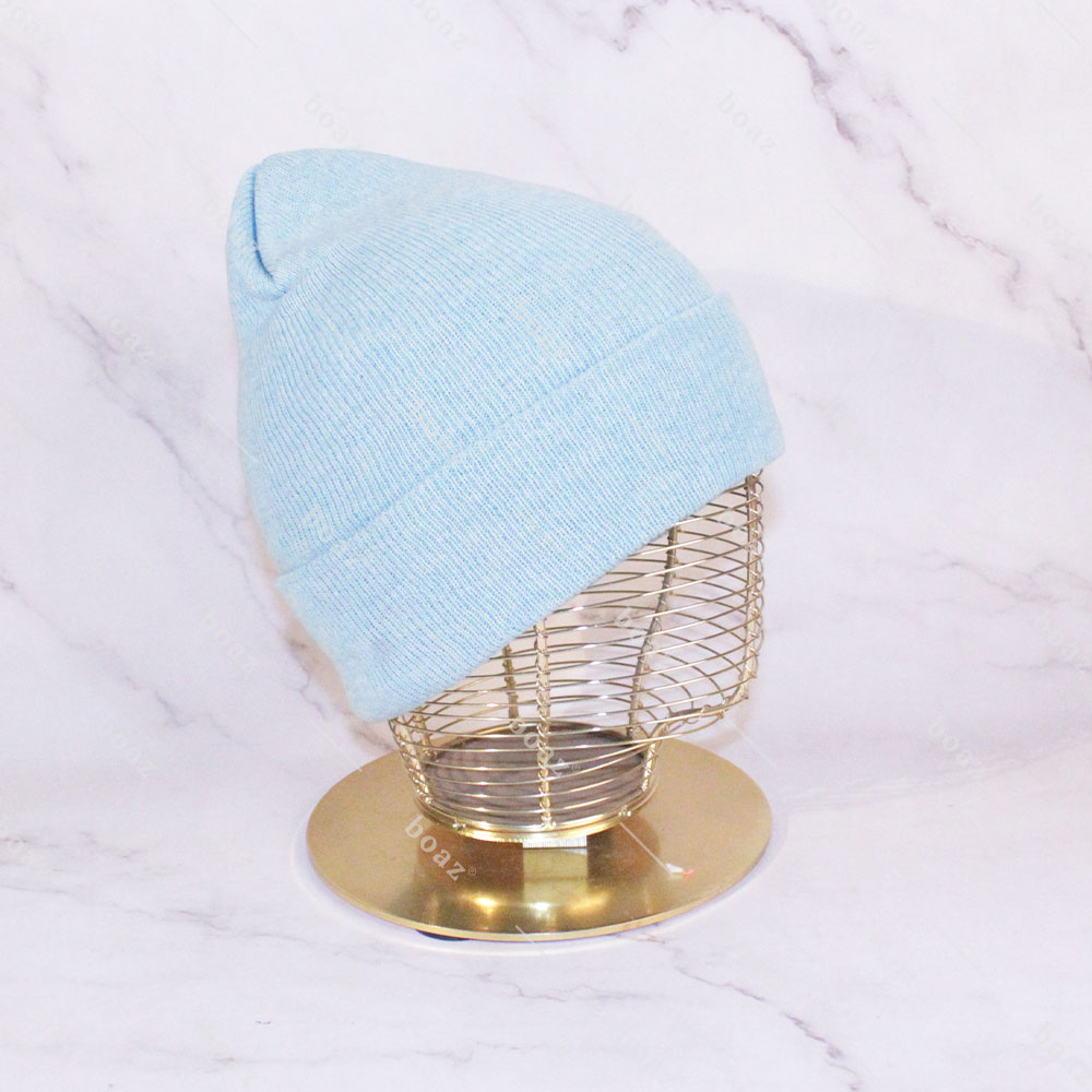 GORRO LANA CLASICO CELESTE X1