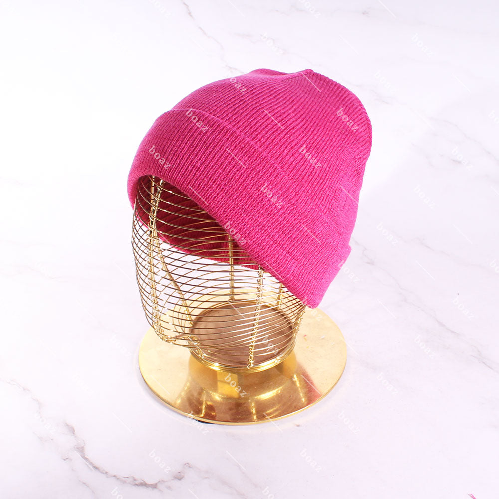 GORRO LANA CLASICO FUCSIA X1
