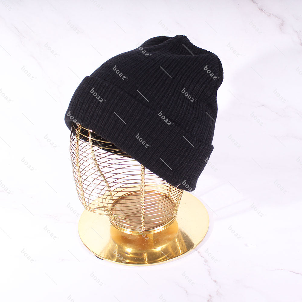 GORRO LANA LINEAS NEGRO (unidad)