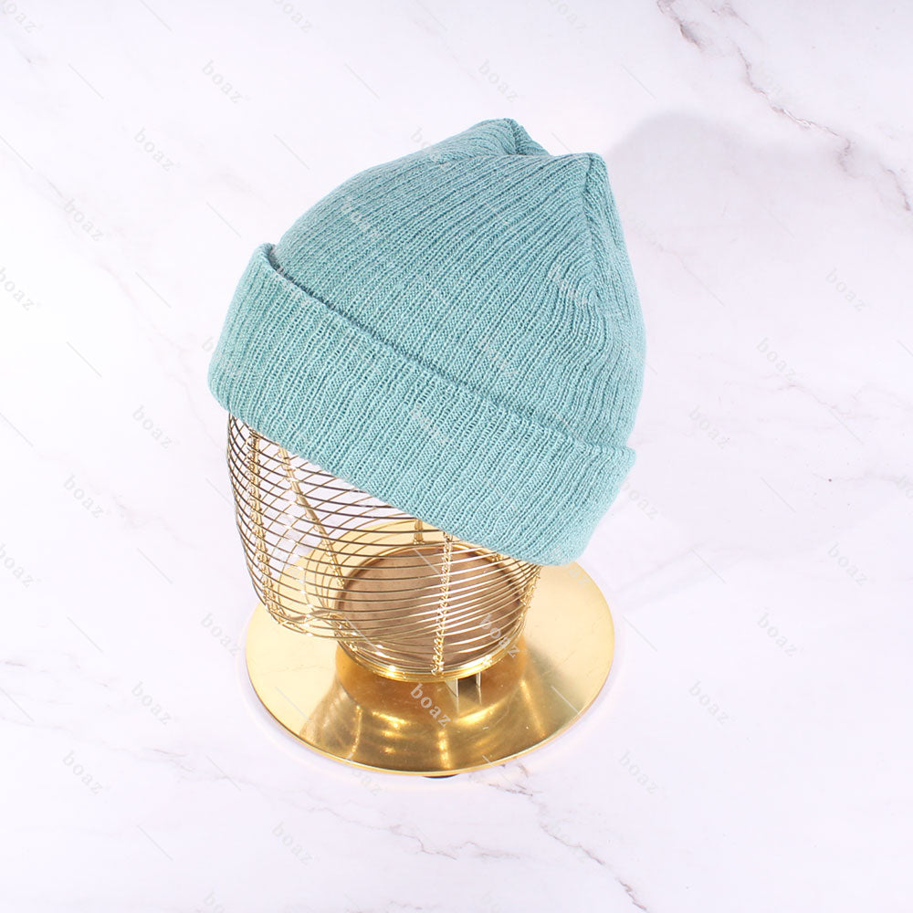 GORRO LANA LINEAS MENTA X1