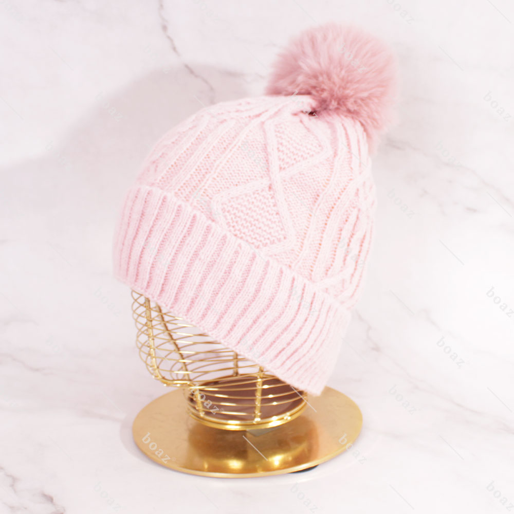 GORRO POM POLAR ROSAPALO X1