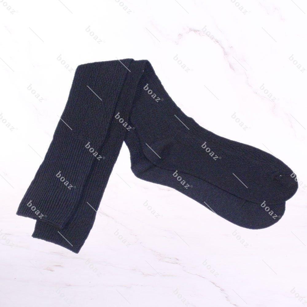 CALCETIN XL LANA NEGRO (unidad)