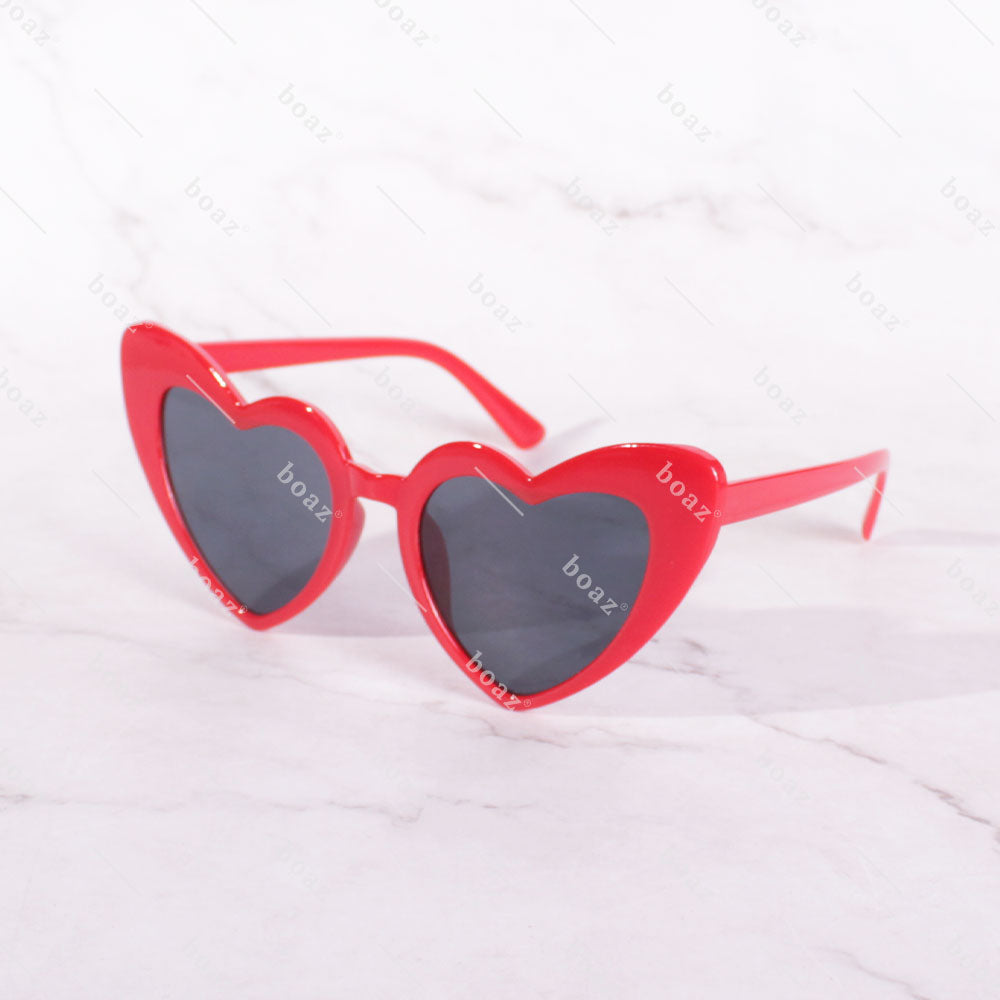 LENTE 2 CORAZON ROJO X1