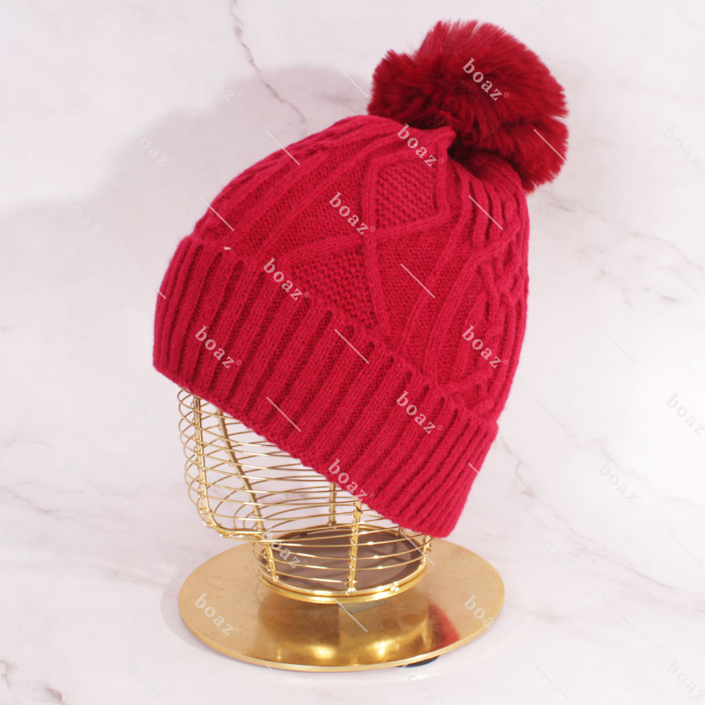 GORRO POM POLAR BURDEO X1