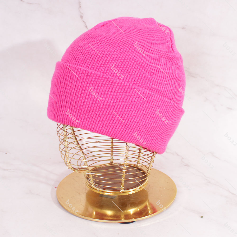 GORRO BEANIE BORDADO FUCSIA (unidad)