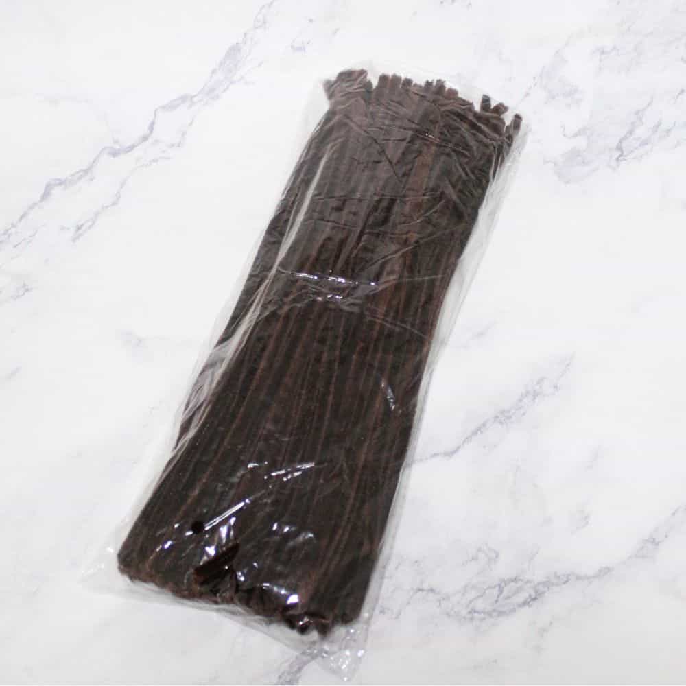 LIMPIAPIPAS CAFE OSCURO 100X1