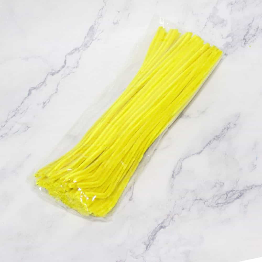LIMPIAPIPAS AMARILLO NEON 100X1