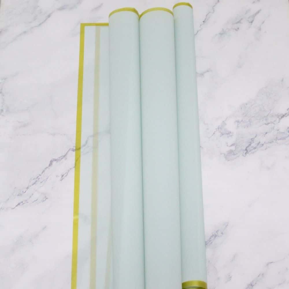 PAPEL COREANO VERDE 55*56 X20