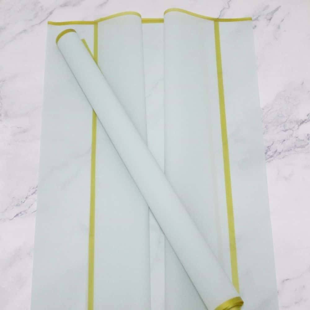 PAPEL COREANO VERDE 55*56 X20
