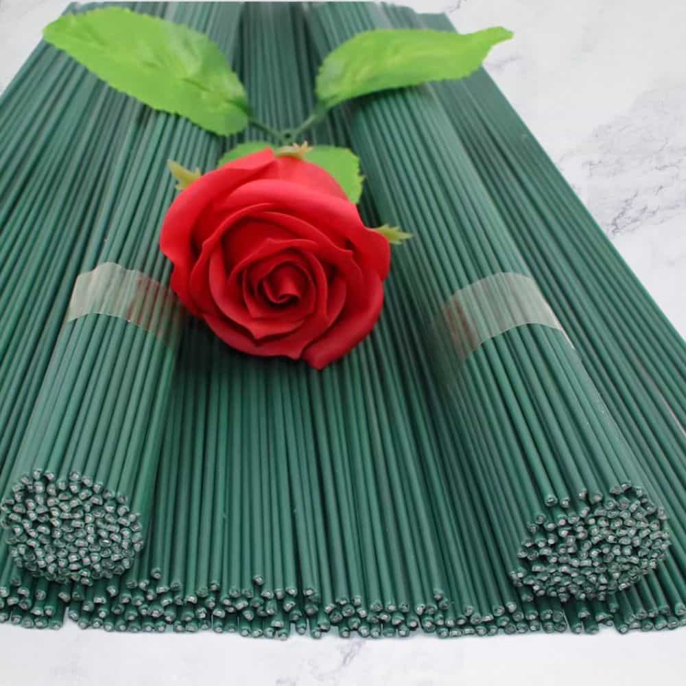ALAMBRE FLORAL VERDE 40CM X100