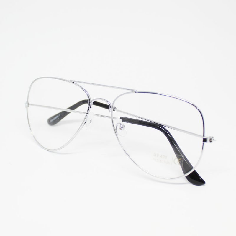 ANTEOJO PILOTO CLASICO TRANSPARENTE X1