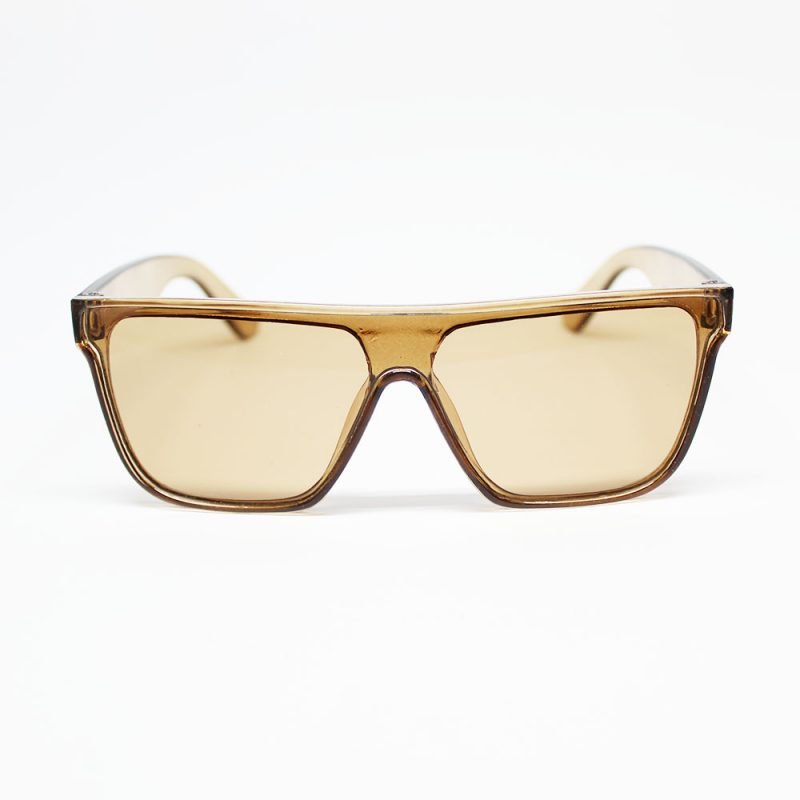 LENTE VISOR CAFÉ OSCURO X1