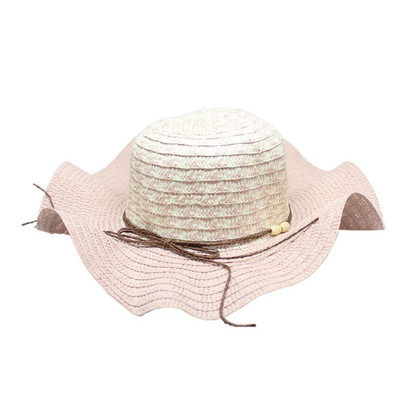 SOMBRERO CINTA CON PEDRERIAS ROSADO X1