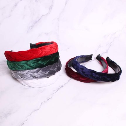 CINTILLO TRENZA PLUSH ESCOLAR (docena)