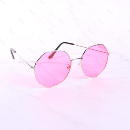 LENTE HEXAGONAL ROSA X1