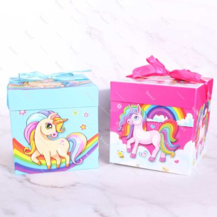 CAJA DE REGALO S UNICORNIO (docena)