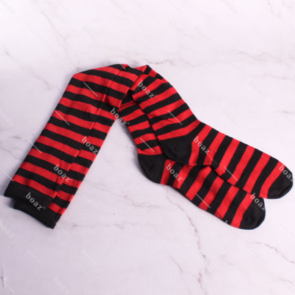 CALCETIN XL NEG/ROJO (unidad)