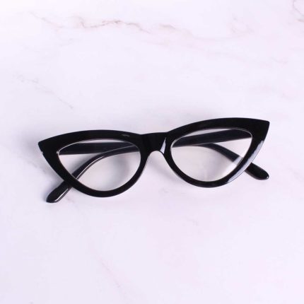 ANTEOJO RETRO GATITO TRANSPARENTE X1