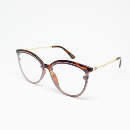 ANTEOJO GATITO CIRCULAR TRANSPARENTE CAFÉ X1