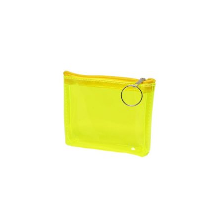 MONEDERO NEON TRANSPARENTE (docena)