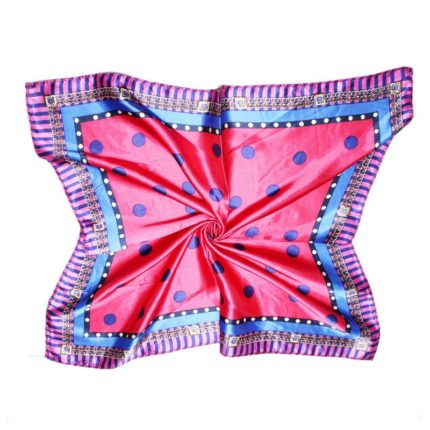 PAÑUELO 50X50CM LUNAR CADENA FUCSIA X1