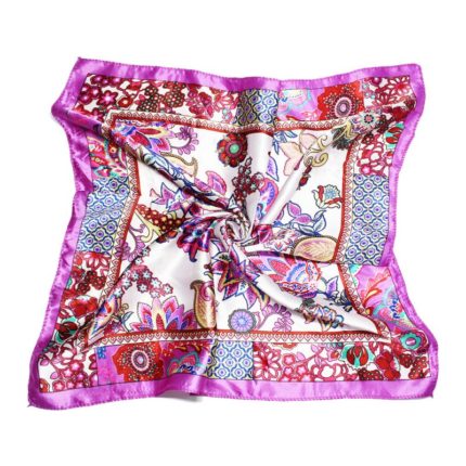 PAÑUELO 50X50CM ETNICO COLORES SANDIA X1