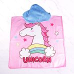 TOALLA ROSA CAPU UNICORN X1