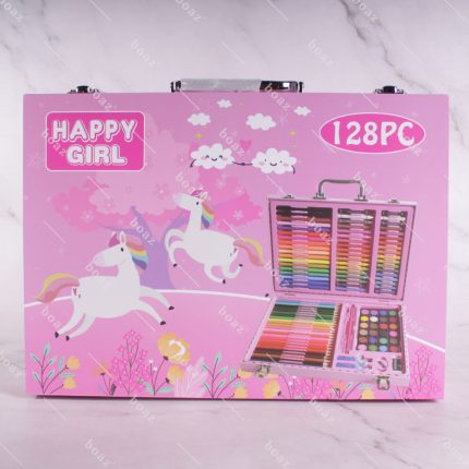 MALETA LAPICES ROSA 128 (unidad)